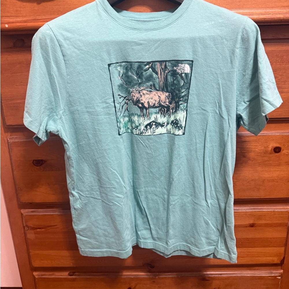 The North Face Mint Green Graphic Tee